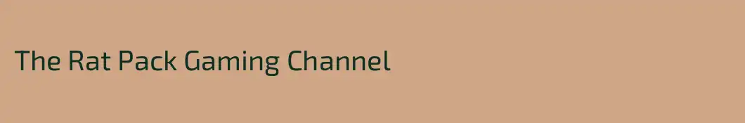 The Rat Pack Gaming Channel